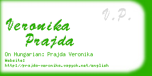 veronika prajda business card